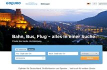 Reiseplanung mit GoEuro: Schnell und einfach (Foto: Screenshot, archive.org)