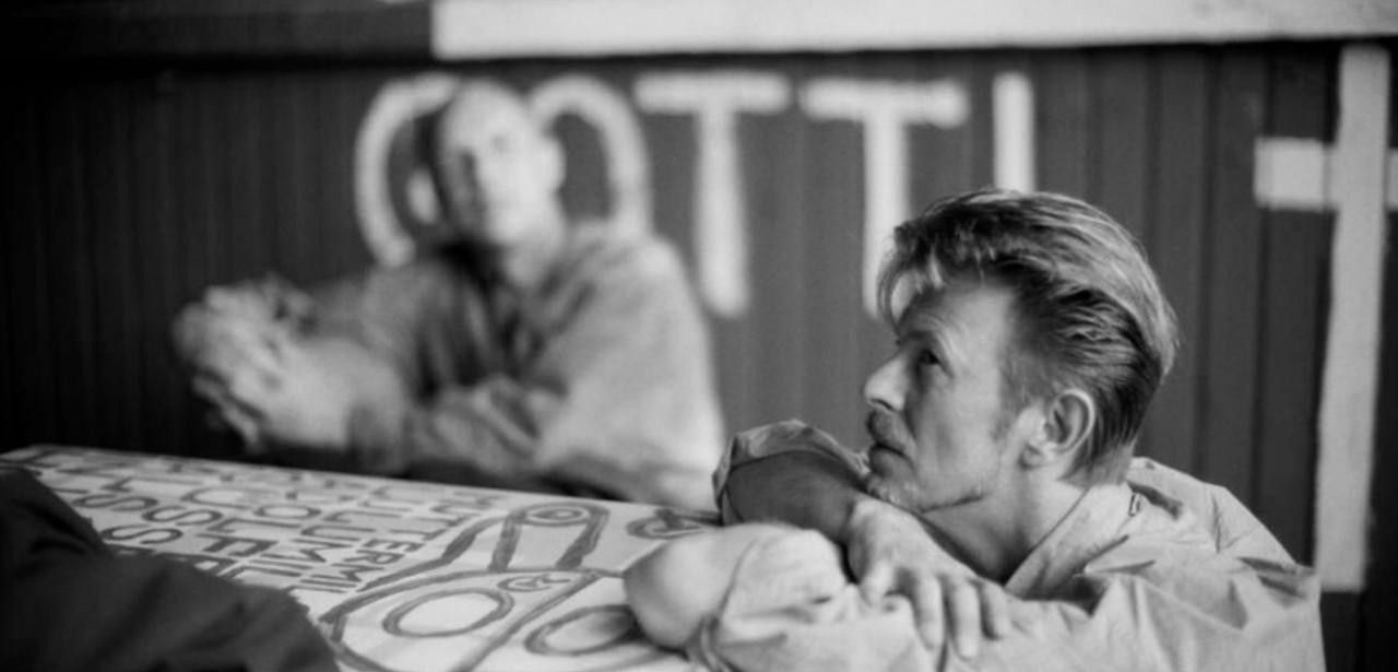 Unveröffentlichte Schwarz-Weiß-Aufnahmen von David Bowie in München zu (Foto: Christine de Gracy)